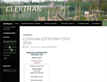 Tablet Screenshot of clerihan.ie